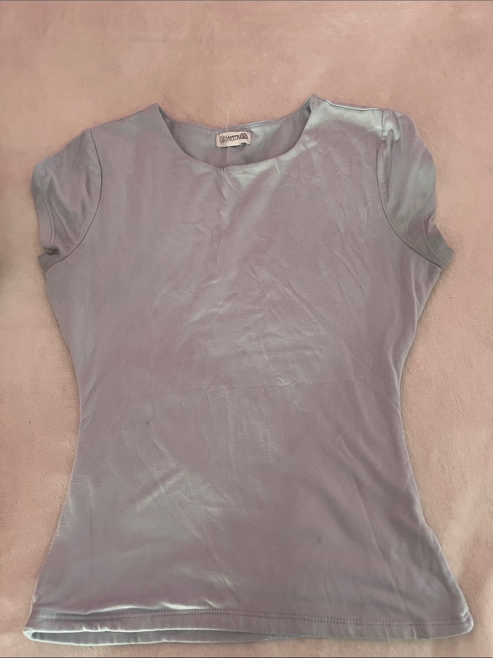 BRUNETTE The Label Lavender Short Sleeve Tee